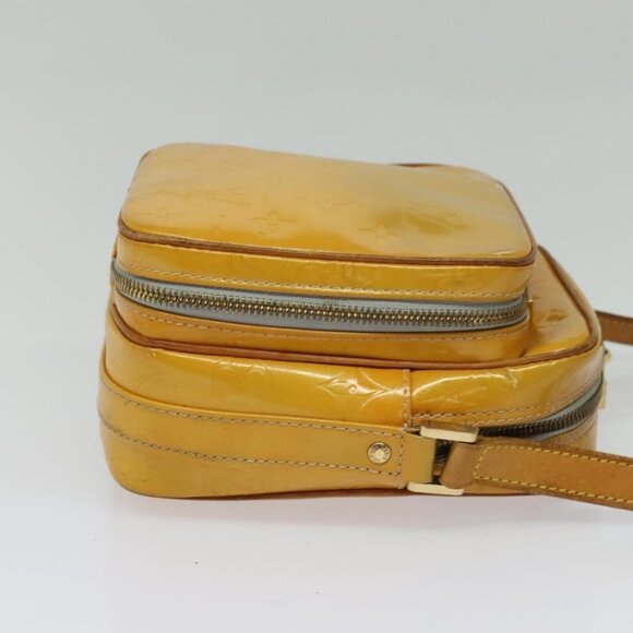 Authentic LOUIS VUITTON Monogram Vernis Wooster Shoulder Bag Gris M91036 LV - Picture 11 of 16